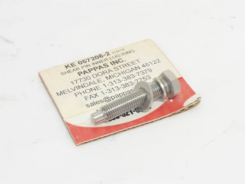 Pappa's Inc KE057206-2; Lug-Ring Inner Shear Pin