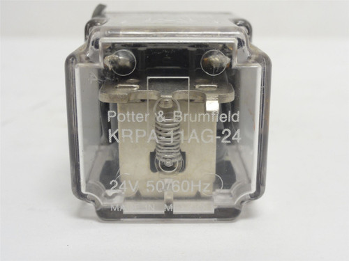 Potter&Brumfield KRPA-11AG -24; Power Relay; 10A; 24VAC; Coil 24VDC