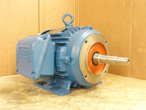 WEG 00536ET3E184JM-W22; Motor 5HP;208-230/460VAC 3600RPM 3PH