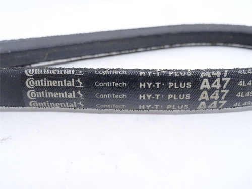 Continental A47; V-Belt; 49" Long x 1/2" Top Width