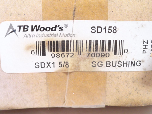 TB Woods SD158; QD Bushing; 1-5/8"ID x 3-3/16" Flange OD
