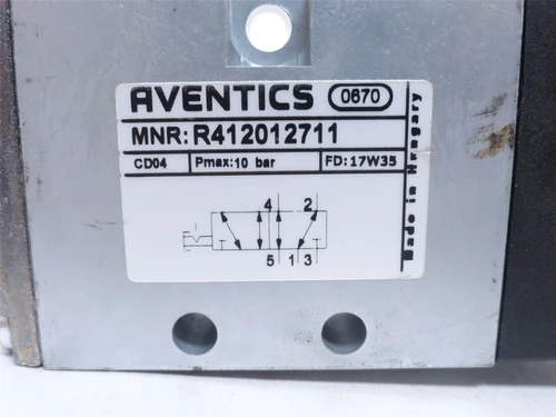 Aventics R412012711; Solenoid Valve 1/8NPT Port; Coil 115VAC