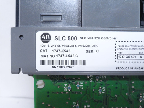 Allen-Bradley 1747-L542; Processor Unit 32K 1A/5VDC; 0A/24VDC