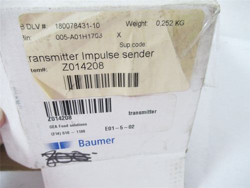 Baumer 11060826; Encoder Transmitter 8-30 VDC