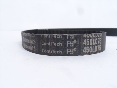 Continental 450L075; Timing Belt; 45" Long x 3/4" Width