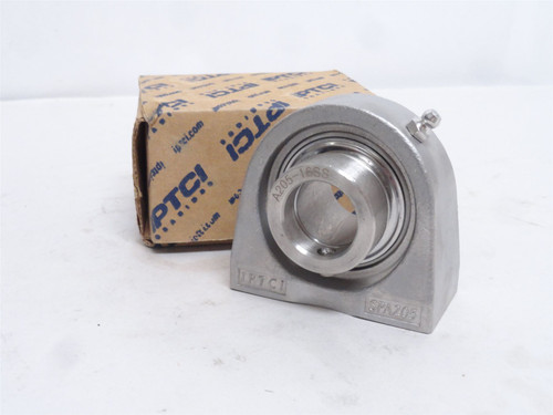 IPTCI SNASPA20516; Tapped Base Pillow Block Bearing; SS; 1"ID