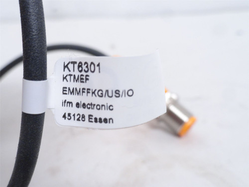 ifm KT6301; Capacitive Illuminated Pushbutton; 24VDC; PNP/NPN