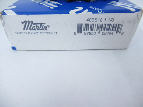 Martin 40BS18 1-1/8; Sprocket #40 18Teeth 1-1/8"ID