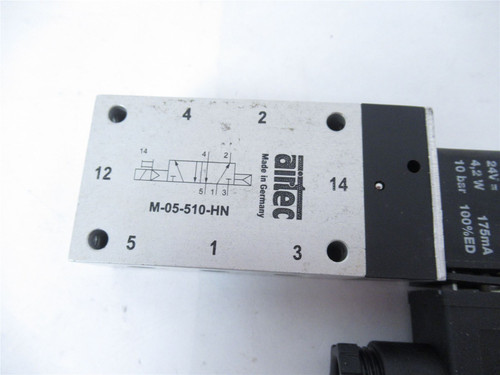 Airtec M-05-510-HN; Solenoid Valve  no Mounting screws
