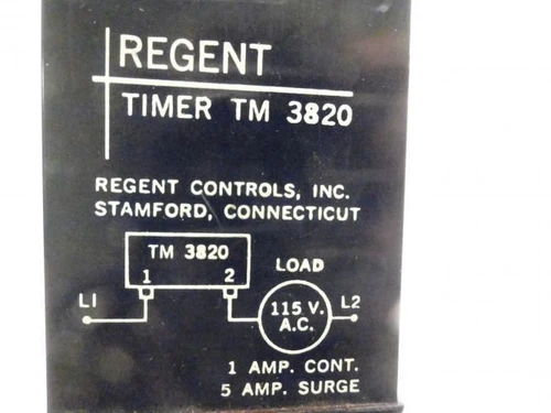Regent TM3820; Timer; 1 Sec. Range