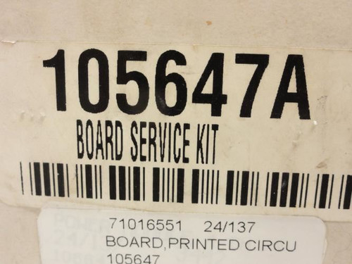 Nordson 105647A; PC Board Service Kit; 288010B