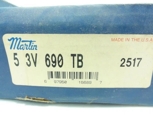 Martin 53V690TB; Bushed Pulley 5 Groove 6.9" OD