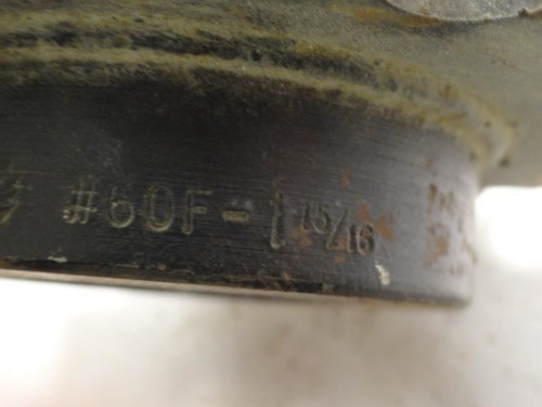 Tsubaki 60B20F-1-15/16; Sprocket # 60 20T; 1-15/16"ID