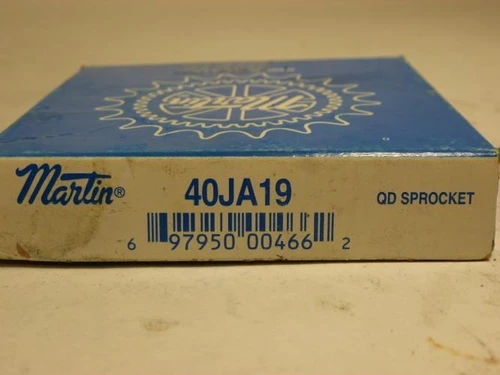Martin 40JA19; Bushed Sprocket # 40 19T