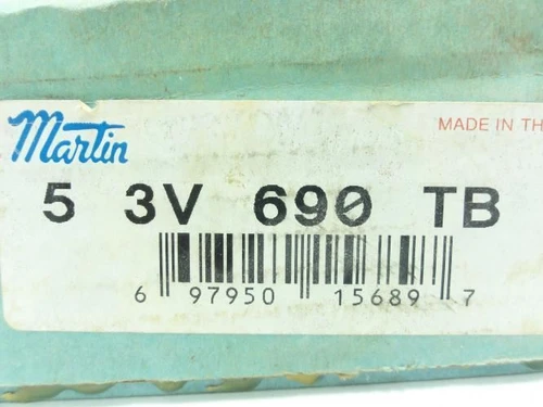Martin 53V690TB; Bushed Pulley 5 Groove 6.9" OD