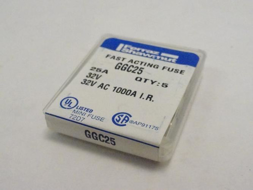 Ferraz GGC25; Box-5 Fuse; 25A 32VAC