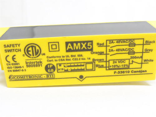 Comtronic-BTI AMX5; Safety Switch (NO Actuator included)