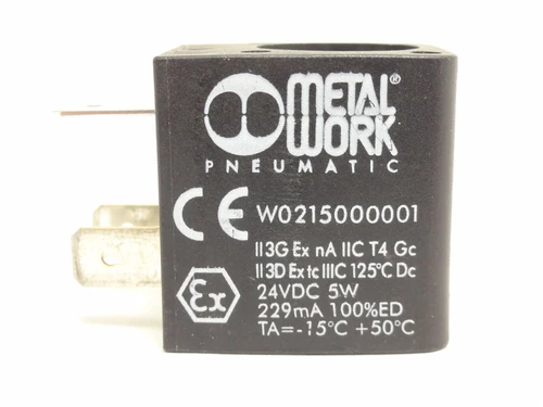 Metal Work W0215000001; Solenoid Valve Coil; 24VDC