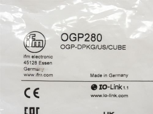 IFM OGP280; Photo-Sensor OGP-DPKG/US/CUBE 10-30VDC; M12 4-Pin