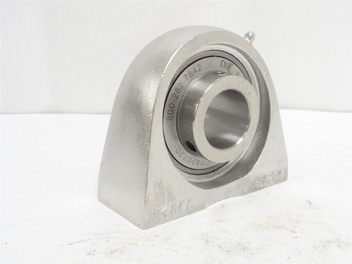 KML SUCPA207-20; SS Tapped Base PB Bearing 1-1/4"ID