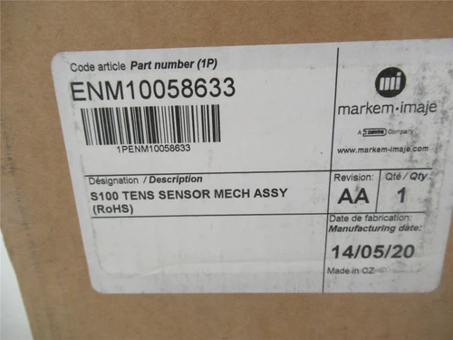 Markem ENM10058633; S100 Tens Sensor Mech Assembly