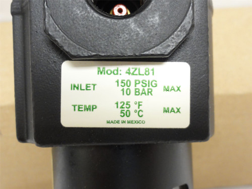 Speedaire 4ZL81; Compressed Air Lubricator 3/8NPT; 150PSI