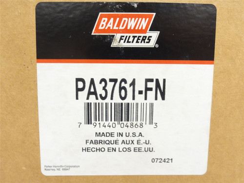 Baldwin PA3761-FN; Axial Seal Air Filter 11-9/32"L x 5-1/4"OD