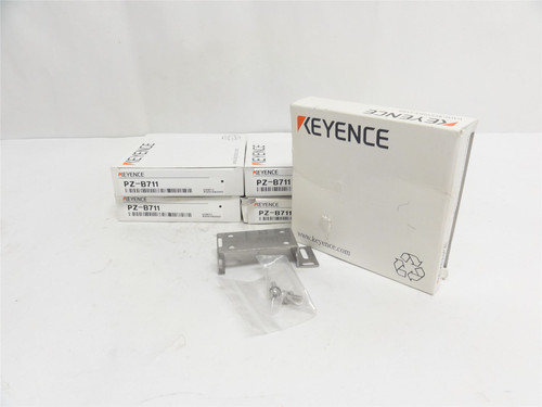 Keyence PZ-B711; Lot-5; Stainless Steel Retaining Brackets