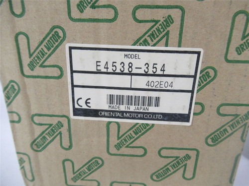 Oriental Motor E4538-354; Induction Motor