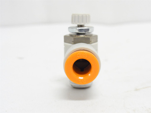 SMC AS2201FS-N01-07S; Speed Control Valve; 1/4" PTC x 1/8NPT