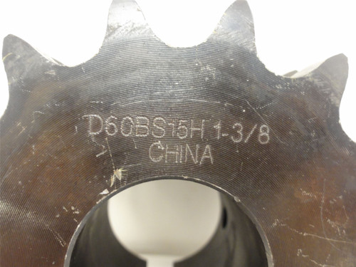 Tritan D60BS15H 1-3/8; Sprocket #60; 15T Hardened; 1-3/8"ID