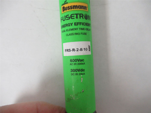 Bussmann FRS-R-2-8/10;  Fuse 2-8/10A 600VAC