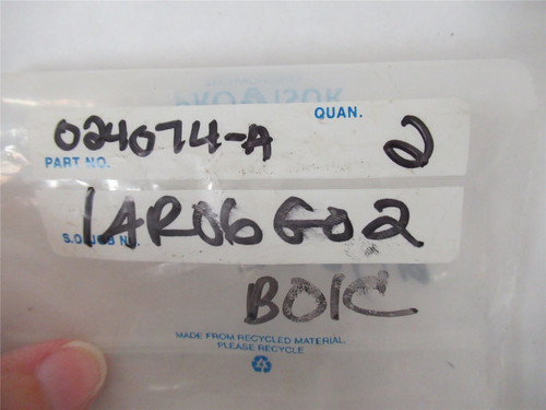 Formax 024074A; Lot-4 Gasket Actuator Arm