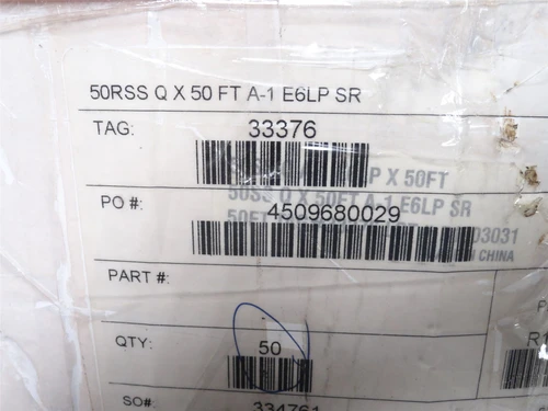 Peer 50RSS-Q-X-50; Conveyor Chain #50; SS; 50' Long