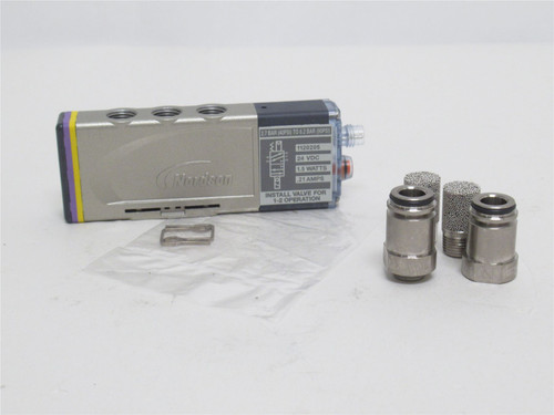 Nordson 1120205; Solenoid Valve; 2.7-6.2BAR; 24VDC