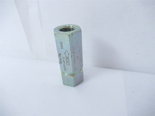 Parker CP1FF-4P-5; Snap Tite Check Valve 1/2" In Line
