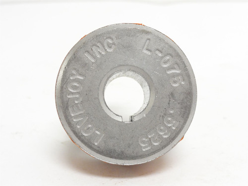 Lovejoy L075X9/16; Jaw Coupler Hub; 9/16"ID x 1-3/4" Hub OD