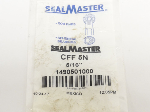 Sealmaster CFF 5N; Rod End Bearing 1490501000; 5/16"ID