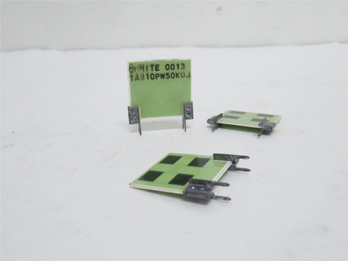Ohmite TA810PW50K0J; Lot-3 Thick Film Resistors 50kOhm; 10W