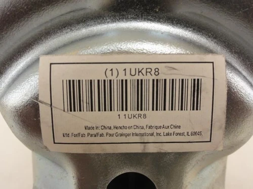 MFG- 1UKR8; Rigid Plate Caster; 200 lb; 4" Diameter