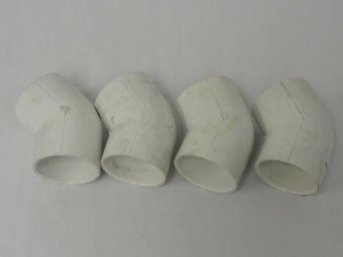 Spears PVC I D2466; Lot-4 Elbow Fitting 45 Deg 2" NS SCH40