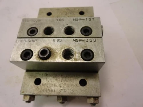 Lubriquip MDL-Unkn92292; Valve Manifold; MSP-15T; MSP-35S