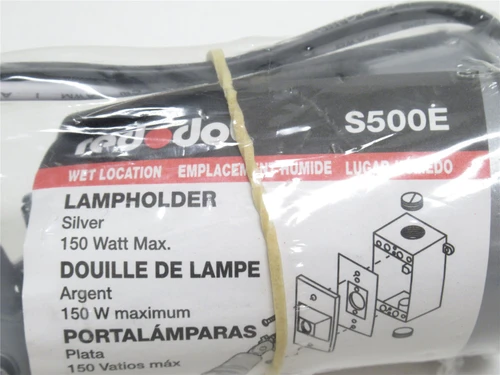 Red Dot SE500E; Lamp Holder; Silver; 150 Watts Max