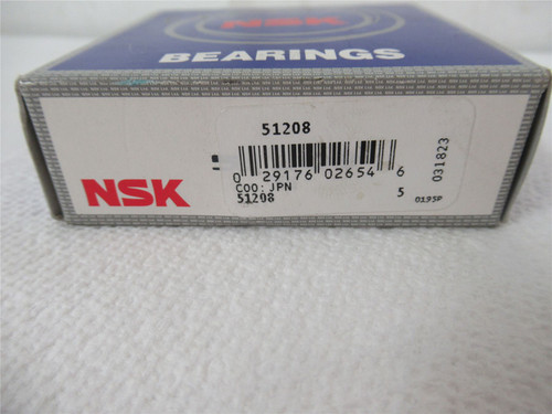 NSK 51208; Ball Thrust Bearing 40 mm Bore 68 mm OD Separable