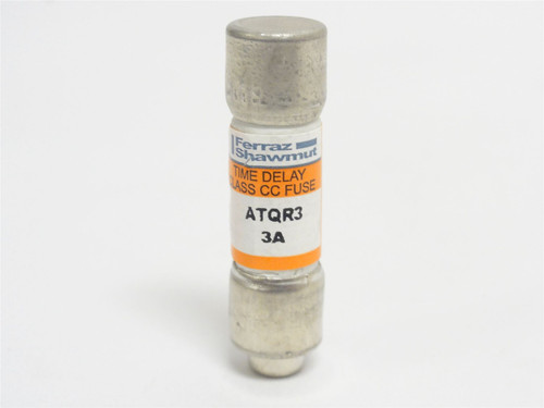 Ferraz-Shawmut ATQR3; Time Delay Fuses; 3A; 600VAC/300VDC