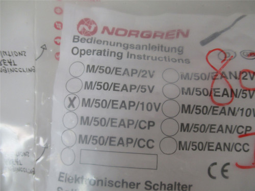IMI Norgren M/50/EAP/10V; Solid State Switch 5m Cable