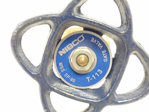 Nibco NL0J006; Bronze Gate Valve T-113; 1/2NPT; Non-Rising