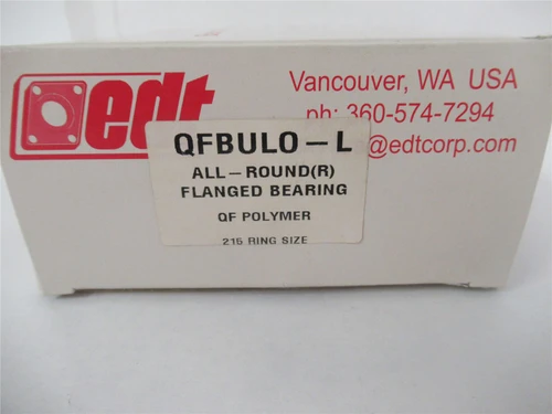 EDT QFBULO-L; Flanged Bushing Polymer 2-15/16" Nominal Bore