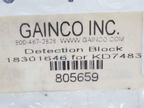 Gainco 805659; Detention Block For KD7483