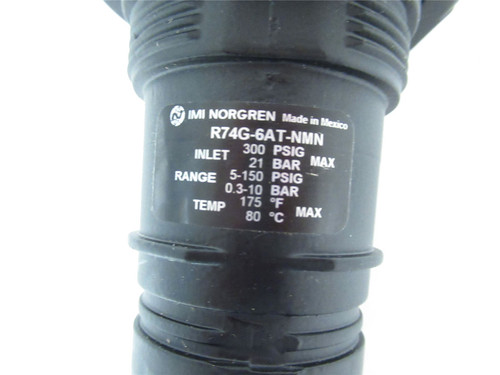 Norgren R74G-6AT-NMN; Pneumatic Pressure Regulator 3/4"